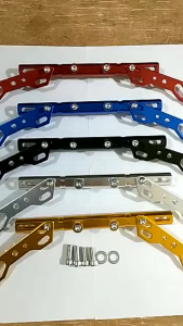 Stabilizer Stang Motor CNC Full Machining 3 in 1: Peredam Getaran Stang + Dudukan Lampu + Holder HP – Cocok Semua Tipe Motor