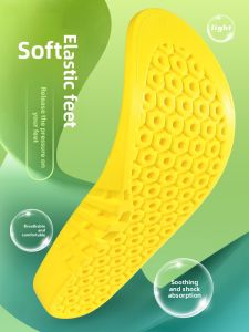 FASHEHAN | Sport Shock Absorption Insoles Thickened Breathable Sweat Absorbent Odor Control Men Women Summer Super Soft Tread Feel