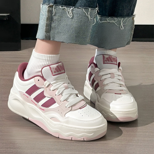 adidas | Thick Sole Casual Low Cut Pink Womens Shoes