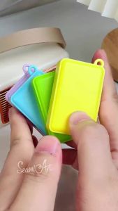 SeamiArt | SeamiArt 2 Chiếc 12 Lưới Mini Du Lịch Bảng Màu Nước Có Vòng Chìa Khóa Di Động Hộp Tranh Cho SS25 Xuân Hè Màu Sắc