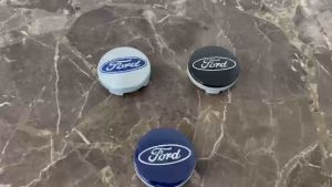 1 Chiếc logo chụp mâm ốp lazang bánh xe ô tô-Ford - Đường kính 54mm - có 3 màu: Đen Bạc Xanh tím than