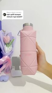 Botol Minum Lipat Silikon Bpa Free 700ml Foldable Water Bottle / Botol Minum Olahraga Travel