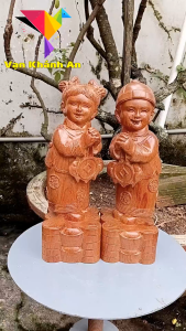 Tượng Tiểu Đồng Chúc Phúc - Đồ Decor Trang Trí Để Bàn - Quà Biếu Tặng Ý Nghĩa - Đồ Lưu Niệm - Tượng Decor - Tượng Trang Trí Phong Thủy - Tượng Gỗ Mỹ Nghệ