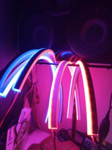 LAMPU ALIS LED DRL FLEKSIBEL 30cm 1pasang ( kanan - kiri ) mode DIAM