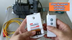 Công tắc điều khiển điện motor-quạt máy từ xa Honest - kèm Remote và Pin - HT-9220KG