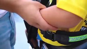 Child Safety Belt Adjustable Kids Motorcycle Protection Strap Anti-Fall Carrier Motorcycle Safety Harness