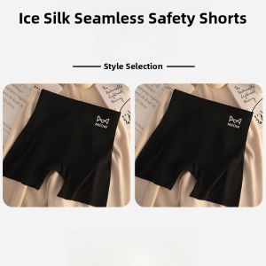 miiow | Cat Lady Safety Pants Womens Two-In-One Anti-Light Bottoms No Roll Edge Comfortable Underwear High Waist Short Skirt