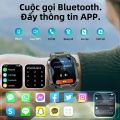 Đồng Hồ Thông Minh Dành Cho Nam Theo Dõi Sức Khỏe Thể Thao Chống Nước Với AI Voice Cuộc Gọi Bluetooth Theo Dõi Nhịp Tim & Giấc Ngủ Cho Android iOS. 
