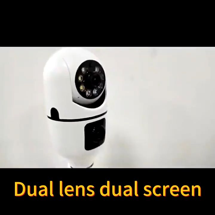 V380 Pro Bulb CCTV HD 4MP Dual Lens CCTV Camera Rotatable 360 Auto ...