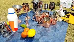 400ml  Moscow Mule Mug Stainless Steel Handmade Durable Cocktail Cup for Home Bar Drinkware Gift