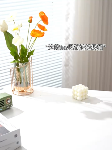 Desktop trash can living room light luxury multi-functional storage barrel office desk press mini trash can