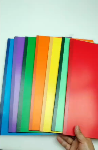 Merit Expandable File Folder - Color Coded Long and Short-Pack by 5