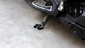 ตีนเป็ด NMAX155 2022-2024 สำหรับรถจักรยานยนต์ 155 NMAX YAMAHA ตัวช่วยเตะขาตั้ง CNC แผ่นรองขาตั้งเดี่ยว