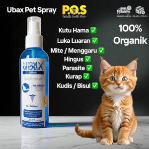 Ubax Haiwan Cat Hero (100ml) Ubex spray Kucing Ubat Kurap Ubat Luka Ubat Fungus Ubat Earmite