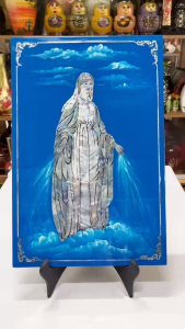 Tranh Sơn Mài Đạo Chúa | Size 40x60 cm | Cẩn Ốc Xà Cừ Cao Cấp – Hàng Xuất Khẩu