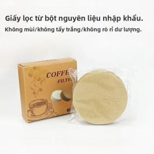 100 Chiếc Vòng Giấy Lọc Cà Phê 51/54/58 Mm Đa Năng Moka Pot Lọc Dùng Một Lần Bột Gỗ Bột Bát Lọc Cà Phê Thứ Cấp