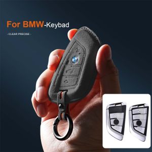 Airspeed Suede กุญแจตัดปกสำหรับ Bmw กุญแจหนังพับอิตาลีมีมิติเคสกุญแจอุปกรณ์ป้องกันรถยนต์