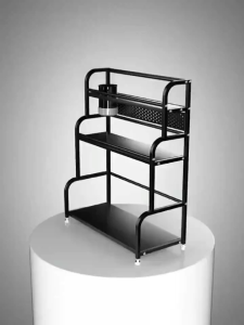 304 Stainless 3-Tier Spice Rack Stainless Steel Kitchen Condiment Rack Seasoning Storage Organizer