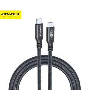 Awei CL-140 Type-C to Type-C Cable Fast Charging 1m Quick Charge Data Transfer
