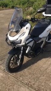 HONDA ADV 160 - HEAVY DUTY FULL CRASH GUARD ( POWDER COAT ) - PHASE 1