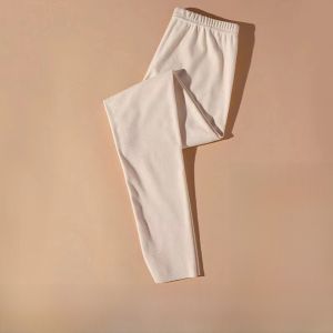 Womens Thermal Fleece Lined Trousers Autumn Winter Warm Bottoming Pants mid Waist Long Leisure Polyester Fiber Bootcut Trousers