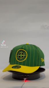 Topi Baseball Stone Island Cap Hat Salur Kekinian / Topi Distro Casual Pria Wanita Premium 2024 Termurah
