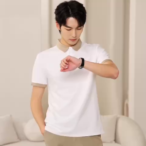Áo polo nam phối cổ chất vải co giãn 4 chiều form trẻ đẹp - GSPL02