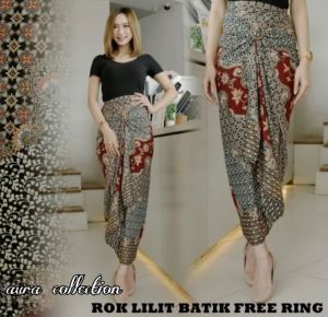 rok lilit batik free ring / rok lilit kain batik bahan sutra HQ / rok lilit bawahan kebaya rok lilit wanita