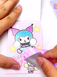 Magical art book-Sanrio (20PCS) kuromi cute kid Fantasy Art Stickers