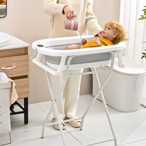 XIWUSHOUJIANG | Baby Bathtub Stand Foldable Bath Support