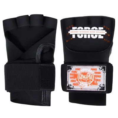 Boxing Hand Wrap Inner Gloves Add Non-Newtonian Fluid Half Finger Gel Boxing Glove for Muay Thai MMA Kickboxing Martial Arts
