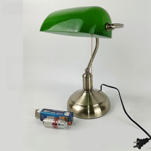American Retro Nostalgic Eye Protection Desk Office Reading Bedroom Study Republic of China Shanghai Light Luxury and Simplicity Old Table Lamp