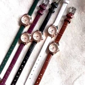 Tabuh Shop Jam Tangan Wanita Kulit Terbaru Style Korea Kekinian Fashion Remaja Simple Elegan Jam Analog Cewek Kasual Import Bercahaya Cantik Simple Mewah Elegan - C0D BAYAR DI TEMPAT JW31