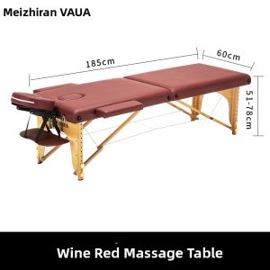 Portable Foldable Massage Bed for Home Use Moxibustion Chiropractic Beauty Therapy Bed Handheld Massage Equipment by MZR-W31D