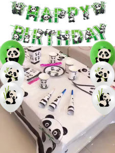 Panda Theme Party Decorations Set