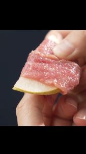 ขนมขัดฟันสัตว์เลี้ยง ไก่พันแอปเปิ้ล อบแห้ง ไร้มัน ขนมเสริมใยอาหาร โปรตีน