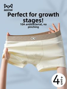 MiiOW | Cotton Boxer Shorts For Teenage Boys During Puberty