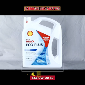 Shell Helix Eco Plus SAE 0W-20 3 Liter Api SN Plus/GF-5 Oli Mobil LCGC Mesin Bensin Pelumas Full Synthetic Fuel Economy Advance Technology Original Teknologi Pelumas Ramah Lingkungan - Lazada