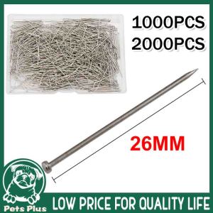 ★Same Day Shipping★ 2000pcs/Lot 26mm Flat Head Pins Gold/Silver Color/Rhodium Headpins for Jewelry Findings Making DIY Supplies Flat-Head-Pins-Kit-L