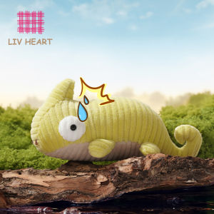 Healing Color Changing Lizard Doll Plush Toy Soft Stuffed Animal Pet Toy LIVHEART Japanese Style Hanging Ornament for Ages 3+