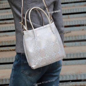 YIMOYICAI | Geometric Pattern Ethnic Style Vintage Canvas Handbag