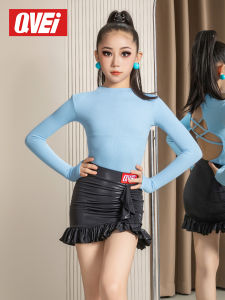 QVEi | Trang Phục Nhảy Múa Dành Cho Trẻ Em Áo Cổ Trung Cao Không Tay Ngược