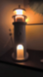 Đèn Hải Đăng Cảm Ứng Thông Minh Ánh Trăng Lung Linh Decor Phòng Sang Trọng Quà Sinh Nhật Ấn Tượng