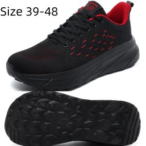 SUPERLI Big Size 39-48 Men Wide Toe walking shoes Barefoot Shoes Breathable non slip Wide Width Fashion Men Sneakers