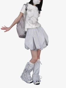 Váy Ngắn Xếp Ly Màu Bạc Gợi Cảm Cho Nữ Váy Ngắn Xếp Ly Cao Cấp Thiết Kế Váy Ngắn Cạp Cao Cho Nữ Mùa Hè 2025