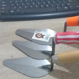 Cetok Semen Lancip & Sendok Semen Oval Ganggang Plastik