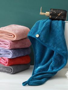Khăn Khô Tóc Siêu Dày Cho Người Lớn Và Trẻ Em Khăn Tắm Mềm Mại Không Gây Hư Tổn Cho Tóc Khăn Khô Tóc Màu Tối Dành Cho Nữ