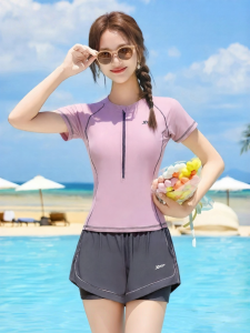 XTEP | Conservative Tummy Cover Slenderizing Womens Swimwear