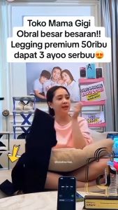 Legging Panjang Jumbo Big Size  XL - 3XL Super Jumbo Celana Legging Wanita Dewasa - tukiyem13