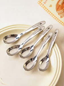 MODERN SWEETHOME | Stainless Steel Child Friendly Dining Spoon